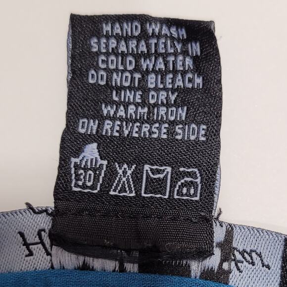 Heart Moon Star Pintuck Babydoll Top Metallic Embroidery Gold Sequin Size M Blue - Picture 10 of 11